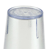 GET 8 oz Clear Textured Plastic Tumbler (72/Case) - Versatile Design - Chicken Pieces