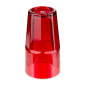GET 22 oz Red Plastic Tumbler (72/Case) - Stackable Design for Space Efficiency - Chicken Pieces