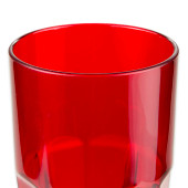 GET 22 oz Red Plastic Tumbler (72/Case) - Stackable Design for Space Efficiency - Chicken Pieces