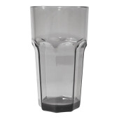 Carlisle 20 oz Louis™ Tumbler - Plastic, Smoke (24/Case) - Stain-Resistant - Chicken Pieces