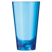 Arcoroc 19 3/4 oz Outdoor Glass w/ Water Vent, Blue (36/Case) - Dishwasher Safe - Chicken Pieces