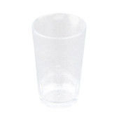 Cambro 8 oz Clear Crackled Plastic Tumbler (36/Case) - Durable SAN Plastic - Chicken Pieces