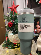 Stanley Stainless Steel Tumbler with Handle & Straw Lid - 30oz/40oz - Vacuum Insulated for Hot and Cold Beverages