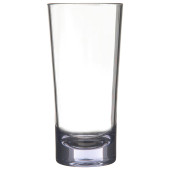 Carlisle 14 oz Clear Plastic Tumbler (24/Case) - Shatterproof SAN Construction - Chicken Pieces