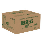 HERSHEY'S 64 fl. oz. Chocolate Syrup Pouch - Genuine Chocolate Flavor (4/Case) - Chicken Pieces
