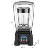 Waring 48oz Countertop Drink Blender w/ Copolyester Container, Pre-Programmed - Chicken Pieces