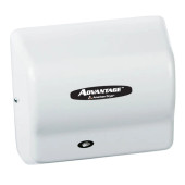 American Dryer Automatic Hand Dryer - White ABS, 100-240V/1PH - Chicken Pieces