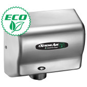 American Dryer Automatic Hand Dryer - 12 Second Dry Time, Stainless Steel - Chicken Pieces
