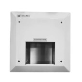 Pinnacle Dryer Automatic Hand Dryer 120V - 15 Second Dry Time, White Stainless