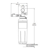 3M Cuno BEV165 Water Filter System for Dual-Carbonator Beverage Dispensers - Chicken Pieces