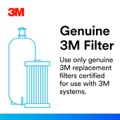 3M Cuno BEV195 BEV190 Chlorine Taste & Odor Filter System with Shut Off Valve - Chicken Pieces