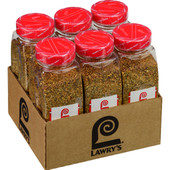 Lawry's 19 oz. Salt-Free Lemon and Pepper Seasoning (6/Case) Zesty Flavor Blend - Chicken Pieces