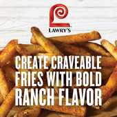 Lawry's Ranch French Fry Seasoning, 15 oz. - 6/Case - Exciting Flavor for Fries - Chicken Pieces