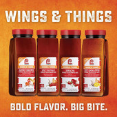 Lawry's Spicy Buffalo Wing Seasoning Mix, 21.5 oz. - 6/Case - Heat to Your Wings - Chicken Pieces