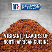 McCormick Culinary Harissa Seasoning, 19.5 oz. - 6/Case African Flair to Dishes - Chicken Pieces