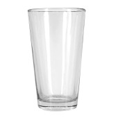 Anchor 7176FU 16 oz Mixing Glass, Rim-Tempered, Clear Glass Construction 24/Case - Chicken Pieces