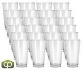 Anchor 7176FU 16 oz Mixing Glass, Rim-Tempered, Clear Glass Construction 24/Case - Chicken Pieces