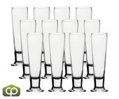 Steelite P41099 14 oz Pasabahce Cin Cin Tall Beer Glass, Transparent, 12/Case - Chicken Pieces
