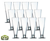 Arcoroc N2644 Pilsner Glass, 14 oz - Classic Design (12/Case) - Chicken Pieces