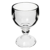 Libbey 1785473 18 oz Schooner Glass - Wide Bowl with Sculpted Stem (12/Case) - Chicken Pieces