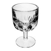 Libbey 5210 10 oz Hoffman House Goblet Glass - Opulent Design (12/Case) - Chicken Pieces