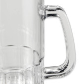 GET 00085-PC-CL 20 oz Clear Polycarbonate Beer Mug - Dishwasher Safe (12/Case) - Chicken Pieces