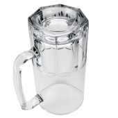 Anchor 1153U New Orleans Beer Mug - Large 34 oz Capacity, Clear Glass (12/Case) - Chicken Pieces