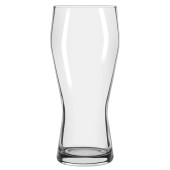 Libbey 824728 19 1/4 oz Profile Beer Glass - Safedge® Rim Guarantee (12/Case) - Chicken Pieces