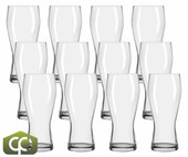 Libbey 824728 19 1/4 oz Profile Beer Glass - Safedge® Rim Guarantee (12/Case) - Chicken Pieces