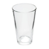 Libbey 5139 16 oz Restaurant Basics Mixing Glass -  Strengthened, (24/Case) - Chicken Pieces