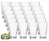 Libbey 15144 20 oz DuraTuff Restaurant Basics Mixing Glass - (12/Case) - Chicken Pieces