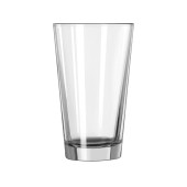 Libbey 1632HT 18 oz DuraTuff Restaurant Basics Mixing Glass - Clear (24/Case) - Chicken Pieces