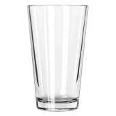 Libbey 5137 20 oz Restaurant Basics Mixing Glass - Clear Glass, (24/Case) - Chicken Pieces