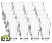 Libbey 1637HT 20 oz Restaurant Basics DuraTuff Mixing Glass - (24/Case) - Chicken Pieces