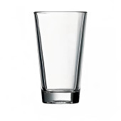 Arcoroc N3950 14 oz ArmoRIM® Heavy Sham Mixing Glass (24/Case) Premium Glassware - Chicken Pieces