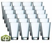 Arcoroc N3950 14 oz ArmoRIM® Heavy Sham Mixing Glass (24/Case) Premium Glassware - Chicken Pieces