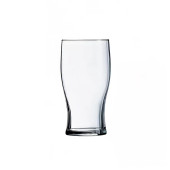 Arcoroc 52643 16 oz Tulip Beer/Beverage Glass (24/Case) - Enhance Presentation - Chicken Pieces