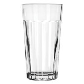 Libbey 15642 16 oz Durable Drinkware DuraTuff Paneled Glass Tumbler - Chicken Pieces