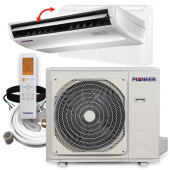 Pioneer® 36,000 BTU 19 SEER2 Floor/Ceiling Mini-Split Inverter+ Air Conditioner Heat Pump System Full Set 230V - Chicken Pieces