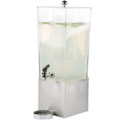 Cal-Mil 3 gal Beverage Dispenser w/ Ice Tube, Durable Polycarbonate & Steel Base - Chicken Pieces