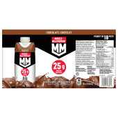 Muscle Milk Protein Chocolate Protein Shake, 18 x 330 mL - High-Protein & Fiber - Chicken Pieces