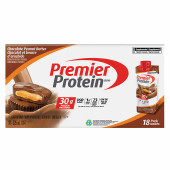 Premier Protein High-Protein Delicious Chocolate Peanut Butter Shake 18 x 325 mL - Chicken Pieces