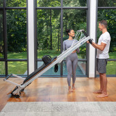 Merrithew At Home SPX Reformer Package with Vertical Stand and Cardio-Tramp - Chicken Pieces