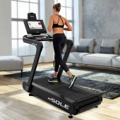 Sole Fitness ST90 Slat-Belt Touchscreen Treadmill with 2.0 HP AC Commercial-Grade Motor and Bluetooth - Chicken Pieces