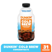 Dunkin Cold Brew Coffee Concentrate - 917ml (31 oz)-6/CASE- CHICKEN PIECES