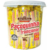 Pacoquinha Rolha DA COLONIA / Traditional Peanut Snack Pote  (6/Case) 1.008Kg - Chicken Pieces