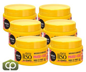 Salon Line Muito + Liso Hydrating Mask (6/Case) 300g - Intensive Hair Treatment - Chicken Pieces