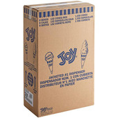  JOY #1 Pointed Bottom Jacketed Cake Ice Cream Cone Dispenser Pack - 1056/Case (24cases/PALLET)- TOTAL 25344 CONES 