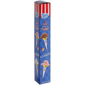  JOY #1 Pointed Bottom Jacketed Cake Ice Cream Cone Dispenser Pack - 1056/Case (24cases/PALLET)- TOTAL 25344 CONES 