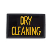 Cleaner's Supply "DRY CLEANING" SLIM LED SIGN - 22" X 14" X 1/2" - Chicken Pieces